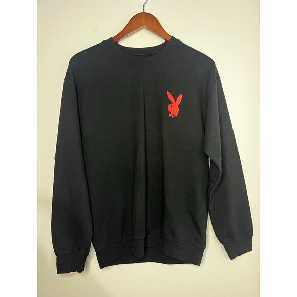 Playboy Crewneck - Size Medium - Black and Red - Picture 3 of 5